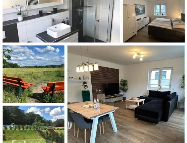 Top-Ferienwohnung Bei Berlin, Bis 3 Gaeste, Terrasse Und Garten
